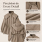 📢📢50% OFF!!! 🎉✨ Women's Chic Drawstring Waist Hooded Jacket – Flattering Drawstring Waist, Cozy Hood & Relaxed Fit – Perfect for Fall, Casual Days & Everyday Style