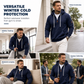 🍁 Men's Heavyweight Fleece Lined Hooded Sweatshirt Loose Fit Casual Workwear for Autumn and Winter