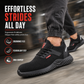 🥾 Steel Toe Guard, Puncture Resistance | Men's Lightweight Breathable Work Boots