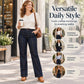 👖 Women's Contrast Stitch Wide-Leg Jeans – Premium Denim, Breathable & Always Cool – A Must-Have for Your Wardrobe