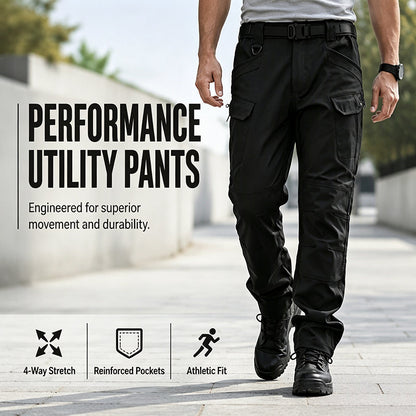 👖 Flexible Move Comfort, Hands-Free Utility | Men's Outdoor Stretch Cargo Pants