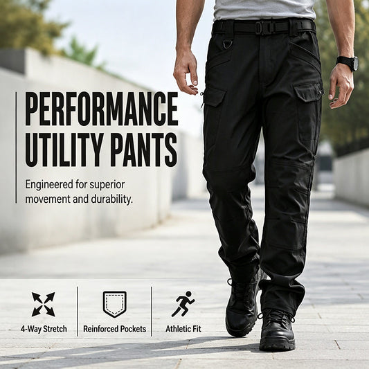 👖 Flexible Move Comfort, Hands-Free Utility | Men's Outdoor Stretch Cargo Pants