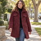 ❄️ Soft Cozy Fabric, Knee-Grazing Length | Women's Winter Thermal Mid-Length Coat