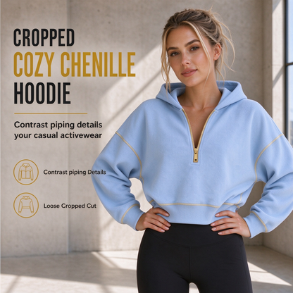 🧥 Women's Cropped Hoodie – Premium Material, Breathable & Always Cool – A Must-Have for Your Wardrobe – Now 50% OFF!
