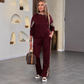 ✨ Flattering High Waist, Head-To-Toe Style | Women's Leopard Print Top & Pants Set