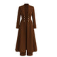 🌸Hot Sale 50% OFF🍂Women's Elegant Autumn 2 Piece Outfit Set with Retro Long Sleeve Coat and Simple Trousers