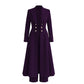 🌸Hot Sale 50% OFF🍂Women's Elegant Autumn 2 Piece Outfit Set with Retro Long Sleeve Coat and Simple Trousers