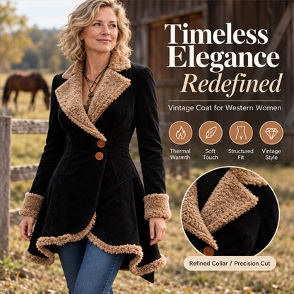 🐑Faux Suede Shearling Lined Jacket for Women, Wind Resistant Warm Winter Outer Coat, Vintage Casual Outerwear