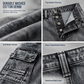👖 Retro Washed Wide Leg Cargo Jeans Y2K High Street Denim Pants with Pockets
