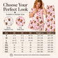 🐮 Playful Print, Cozy All-Night Comfort | Women's Highland Cow Print 3-Piece Pajama Set