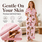 🐮 Playful Print, Cozy All-Night Comfort | Women's Highland Cow Print 3-Piece Pajama Set