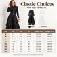 ✨ Polished Look, Flowing Silhouette | Women's Elegant Longline Coat & Wide-Leg Pants Set