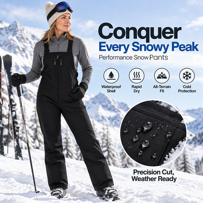 ❄️ Stay Dry, Full-Coverage Snow Protection | Unisex Waterproof Ski Bib Pants