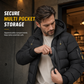 🧥 Toasty Core Comfort, Easy Everyday Layer | Men's Casual Winter Short Cotton-Padded Warm Insulated Coat