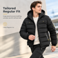 🧥 Toasty Core Comfort, Easy Everyday Layer | Men's Casual Winter Short Cotton-Padded Warm Insulated Coat
