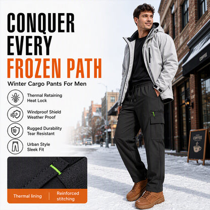 🌬️ Wind-Blocking Warmth, Move-Ready Comfort | Men's Winter Outdoor Windproof Thermal Pants