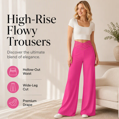 👖 Leg-Elongating Silhouette, Easy Everyday Comfort | Women's Casual High-Waisted Wide-Leg Pants