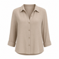 👚 Polished Look, Easy Everyday Style | Women's Elegant Casual Long Sleeve Button Up Blouse