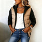 ❄️ Cold-Ready Warmth, Bold Color Contrast | Women's Color-Block Padded Hooded Jacket