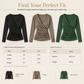 🌸Hot Sale 50% OFF💖Women's Slim Fit V Neck Long Sleeve Ruched Waist Top for Spring and Autumn