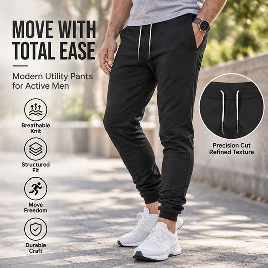 🏃 Streamlined Athletic Look, Move-Ready Comfort | Men's Casual Athletic Slim Fit Joggers