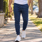 🏃 Streamlined Athletic Look, Move-Ready Comfort | Men's Casual Athletic Slim Fit Joggers