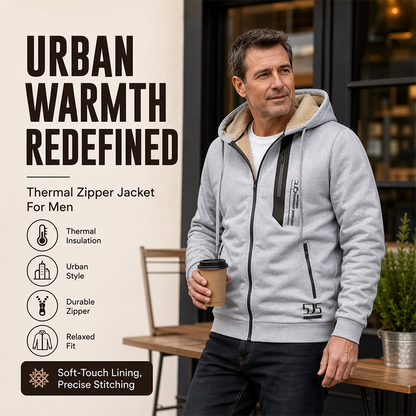 ❄️ Cold-Ready Warmth, Cozy Hooded Comfort | Men's Winter Warm Hooded Jacket