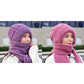 🧣 Toasty Comfort, Head-to-Neck Coverage | Women's Winter Warm Hooded Scarf