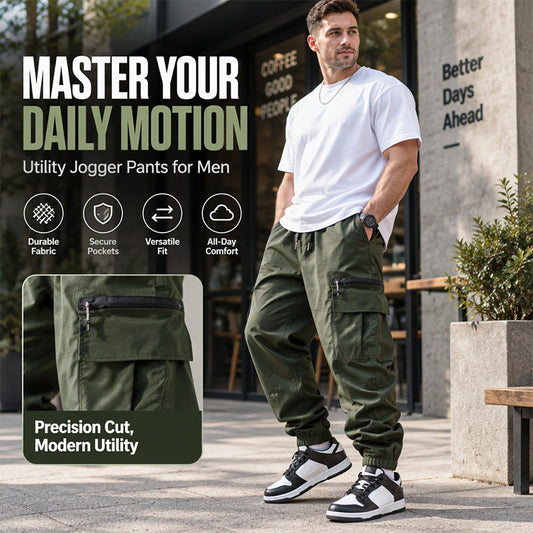 👖 Hands-Free Storage, Relaxed Easy Movement | Men's Casual Multi-Pocket Cargo Pants