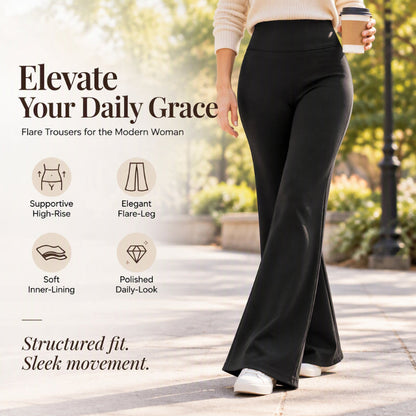 👖 Leg-Elongating Silhouette, Toasty Lined Comfort | Women's High-Waisted Plush-Lined Flare