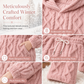☁️ Cloud-Soft Comfort, Easy Coordinated Lounging | Women's Fuzzy Fabric Loungewear 2-Piece Hoodie and Pants Set
