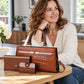 👜 Refined Texture, Easy Coordinated Carry | Women's Crocodile Pattern Handbag 3-Piece Set