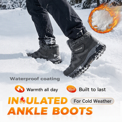 🥾 Toasty Warmth, Outdoor-Ready Comfort | Unisex Thermal Winter Outdoor Ankle Boots