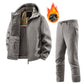 🧥 Soft Thermal Comfort, Easy Matching Set | Unisex Casual Thermal Jacket and Pants Set