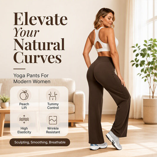 🧘 Flowing Silhouette, Flexible Comfort | Women's High Waisted Wide Leg Yoga Pants