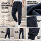 👖 Toasty Warmth, Secure Zip Storage | Men's Warm Joggers with Zipper Pockets