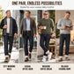 👖 Toasty Warmth, Clean Straight-Line Fit | Men's Winter Straight Fit Thermal Jeans