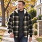 🍂 Timeless Check, Toasty Core Comfort | Men's Winter Warm Plaid Hooded Jacket