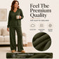 👚 Flattering Neckline, Easy Coordinated Comfort | Women's V-Neck Sweatshirt & Pants Set
