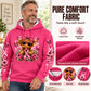 🐮 Eye-Catching Cow Print, Handy Pocket Storage | Men's Highland Cow Printed Hoodie with Pocket