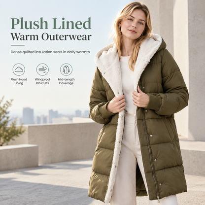 🧥 Streamlined Fit, Cozy Hooded Layering | Solid Color Double Sided Hooded Long Sleeve Slim Fit Cardigan Coat