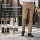 👖 Tailored Streamlined Look, Comfortable Mid-Rise Fit | Men's Slim-Fit Mid-Rise Suit Pants