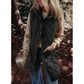 🧥 Structured Collar Detail, Toasty Layered Comfort | Women's Lapel Zipper Mid-Length Warm Vest Jacket