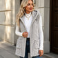 🧥 Plush Softness, Cozy Hooded Coverage | Women's Cozy Double-Sided Fuzzy Hooded Vest