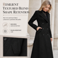 ✨ Elegant Commuter Coat: Women's Textured Double-Breasted Longline Coat ☕