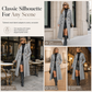 ✨ Elegant Commuter Coat: Women's Textured Double-Breasted Longline Coat ☕
