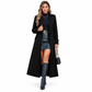 ✨ Elegant Commuter Coat: Women's Textured Double-Breasted Longline Coat ☕