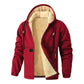 🧥 Toasty Thick Warmth, Cozy Hooded Coverage | Men's Casual Thick Hooded Zip-Up Sweatshirt