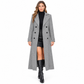 ✨ Elegant Commuter Coat: Women's Textured Double-Breasted Longline Coat ☕