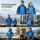 🏔 Stay-Dry Protection, Trail-Ready Comfort | Men's Waterproof & Windproof Outdoor Hiking Jackets